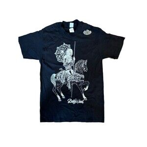 VTG DOLLY PARTON T-SHIRT MADE IN USA DIAMOND DUST VINTAGE MEDIUM Damage Read